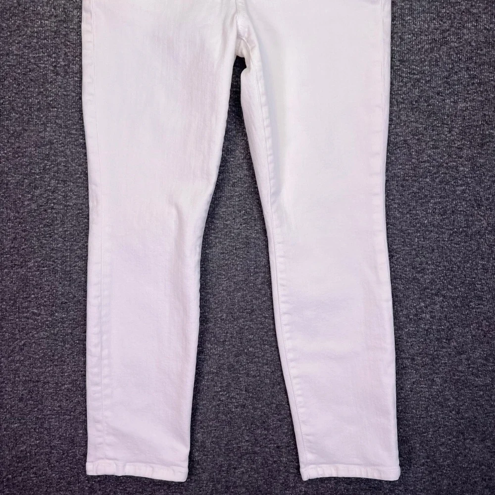 AYR The Stir Jeans Womens 26 White Slim Straight Casual Chic Stretch USA Made